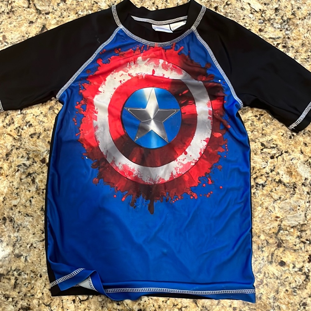 Avengers swim shirt